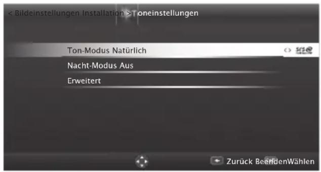 GRUNDIG 49 VLE 8510 SL - Toneinstellungen - 1