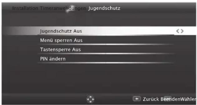 GRUNDIG 49 VLE 8500 BL - Jugendschutzeinstellungen - 1