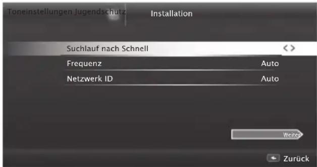 GRUNDIG 49 VLE 822 BL - Digitalen Fernseh-Programme vom Kabelbetreiber automatisch suchen - 1