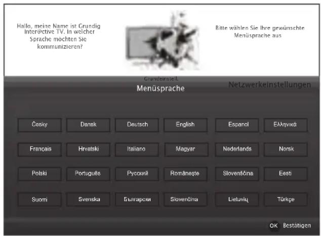 GRUNDIG 49 VLE 822 BL - Erstinstallation durchführen - 1