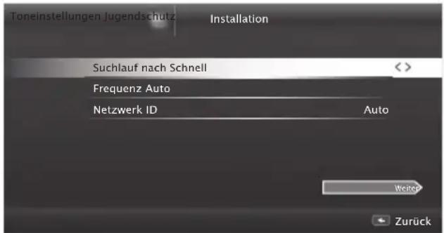 GRUNDIG 48 VLE 744 BL - Digitalen Fernseh-Programme vom Kabelbetreiber automatisch suchen - 1