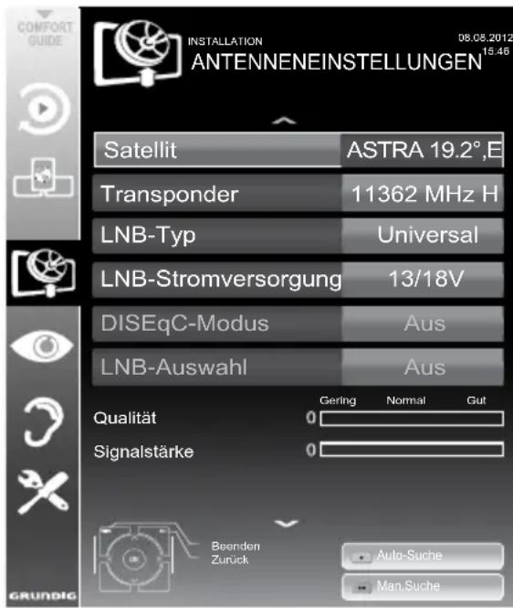 GRUNDIG Sydney 47 CLE 9476 BL - Hinweis: - 1