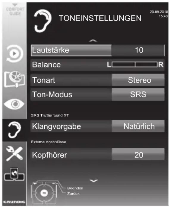 GRUNDIG 46 VLE 8220 BG - Hinweis: - 1