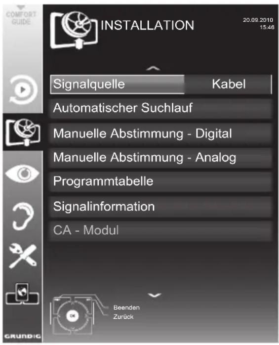 GRUNDIG 46 VLE 8220 BG - Hinweis: - 1