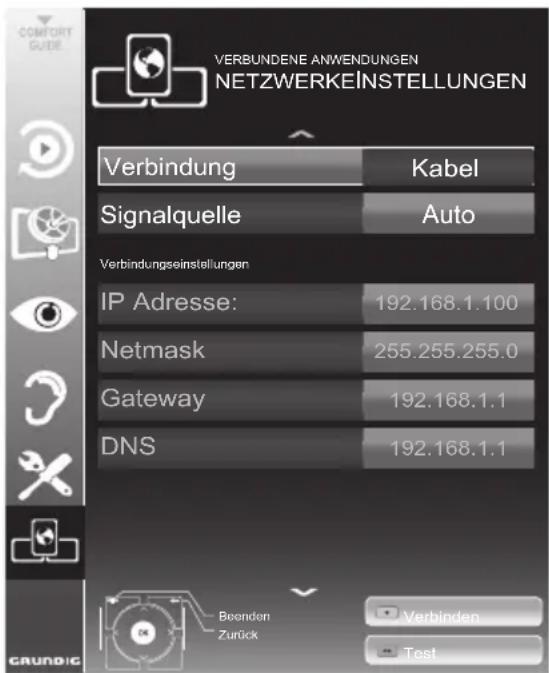 GRUNDIG 46 VLE 8220 BG - Die manuelle Anmeldung - 1