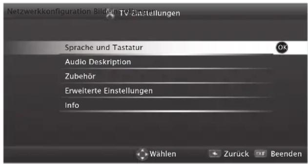 GRUNDIG 42 VLE 880 BL - Menü EINSTELLUNGEN aufrufen - 1
