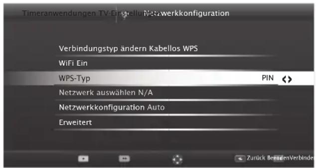 GRUNDIG 42 VLE 880 BL - Die automatische Anmeldung mit WPS-PIN-Eingabe - 1