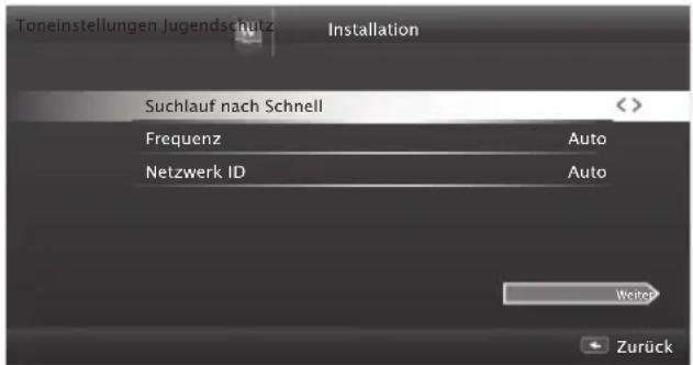 GRUNDIG 42 VLE 880 BL - Digitalen Fernseh-Programme vom Kabelbetreiber automatisch suchen - 1