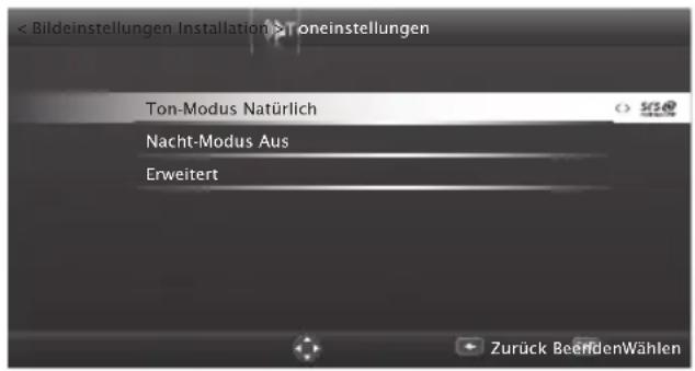 GRUNDIG 42 VLE 880 BL - Toneinstellungen - 1