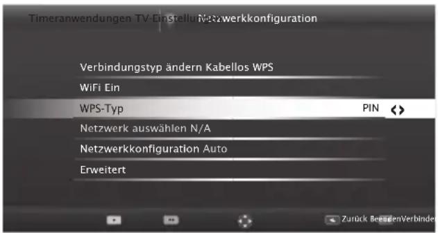 GRUNDIG 42 VLE 8520 BL - Die automatische Anmeldung mit WPS-PIN-Eingabe - 1