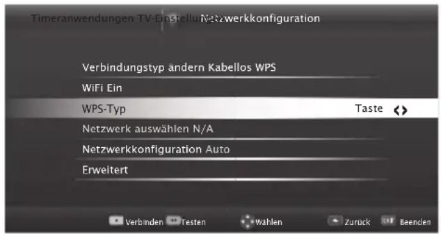 GRUNDIG 42 VLE 8510 BL - Die automatische Anmeldung mit „WPS-PBC“ (Push Button Configuration) - 1