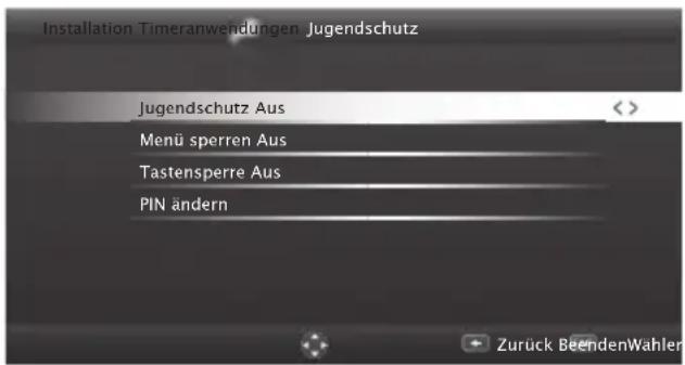 GRUNDIG 42 VLE 8510 BL - Jugendschutzeinstellungen - 1