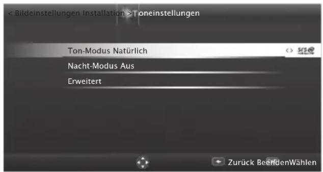 GRUNDIG 42 VLE 8500 BL - Toneinstellungen - 1