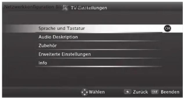 GRUNDIG Sydney 42 CLE 8575 SL - Menü EINSTELLUNGEN aufrufen - 1
