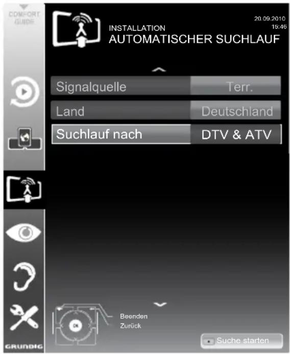 GRUNDIG 40 VLE 869 BL - Achtung: - 1
