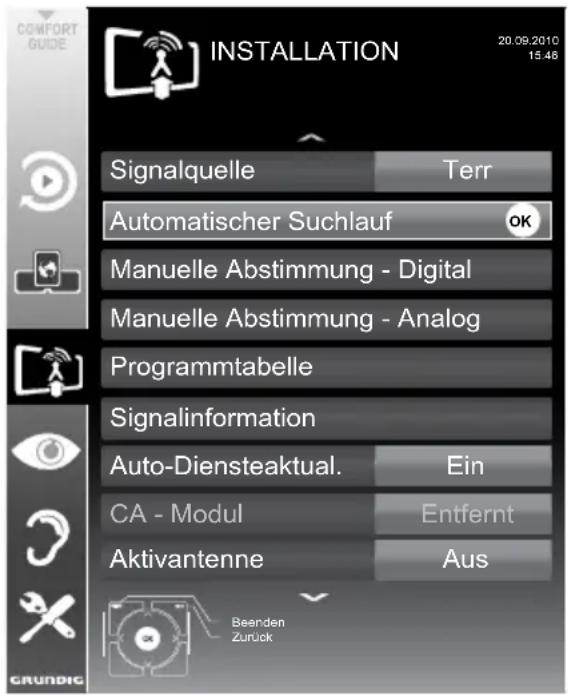 GRUNDIG 40 VLE 869 BL - Hinweis: - 1