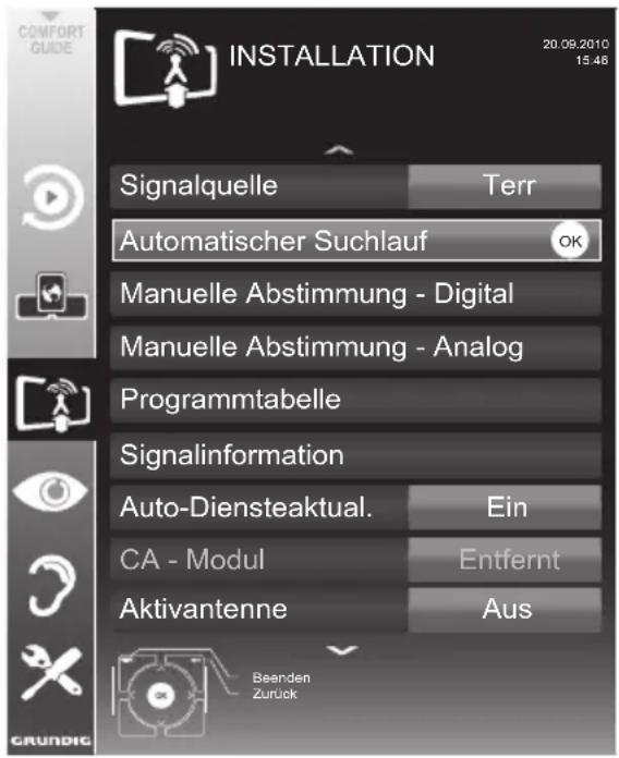 GRUNDIG 40 VLE 8270 WP - Hinweis: - 1