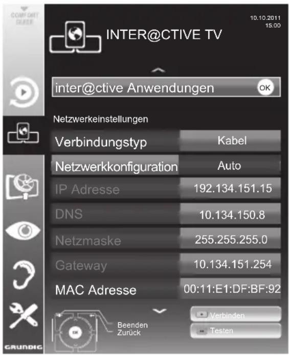 GRUNDIG 40 VLE 8270 WP - Die automatische Anmeldung - 1