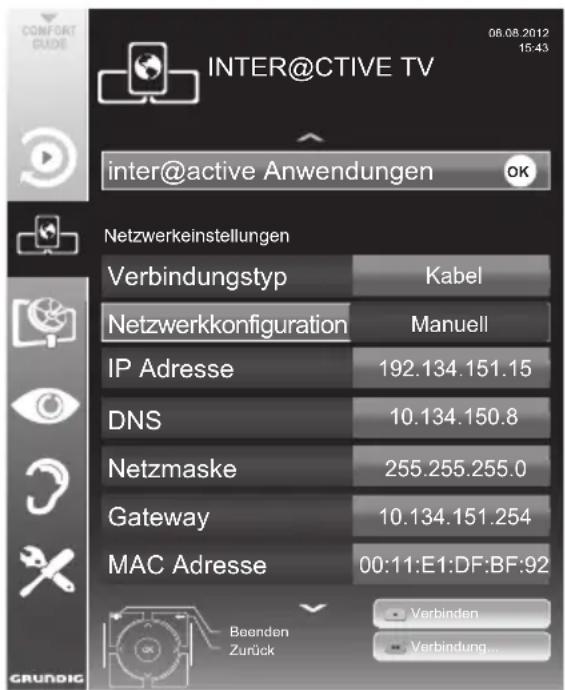 GRUNDIG 40 VLE 785 BL - Die manuelle Anmeldung - 1