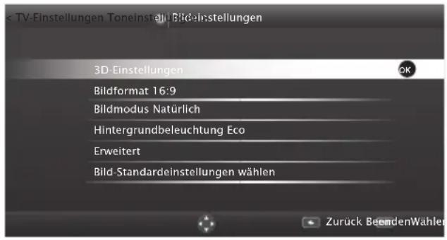 GRUNDIG 40 VLE 666 BL - Bildeinstellungen - 1