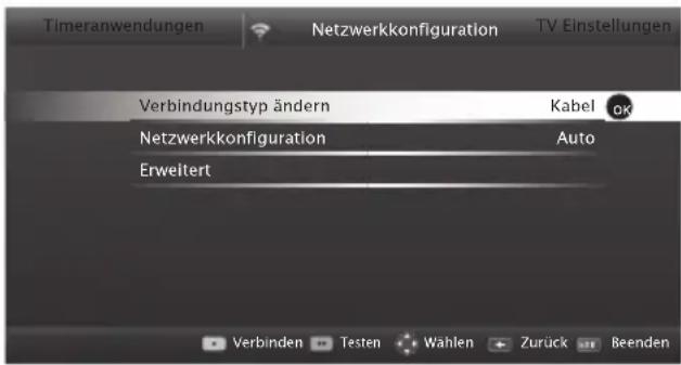 GRUNDIG 40 VLE 666 BL - Die automatische Anmeldung mit Eingabe des Netzwerk-Kennwortes - 1