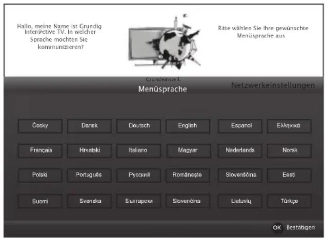 GRUNDIG 40 VLE 666 BL - Erstinstallation durchführen - 1
