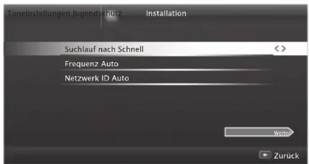 GRUNDIG 40 VLE 6520 HB - Digitalen Fernseh-Programme vom Kabelbetreiber automatisch suchen - 1