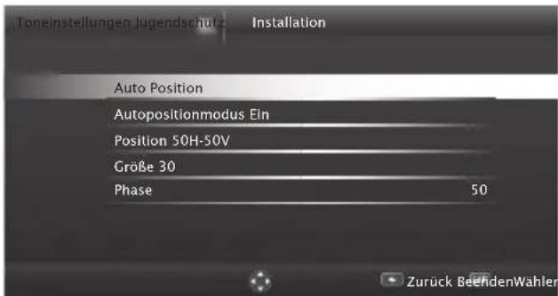 GRUNDIG 40 VLE 6520 HB - Einstellungen zum PC-Betrieb - 1