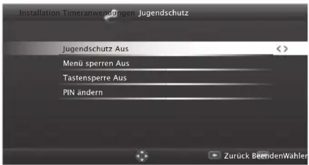 GRUNDIG 40 VLE 6520 BP - Jugendschutzeinstellungen - 1
