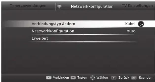 GRUNDIG 40 VLE 6520 BP - Die automatische Anmeldung mit Eingabe des Netzwerk-Kennwortes - 1