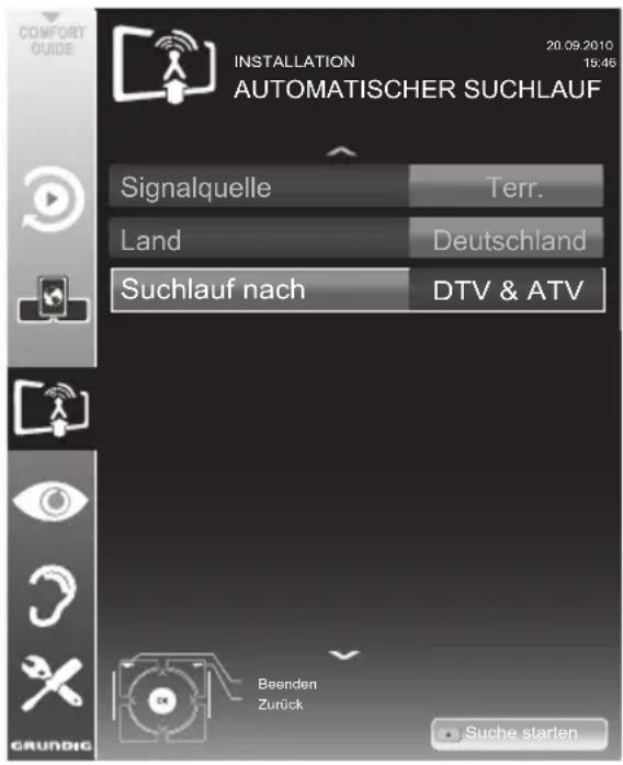 GRUNDIG 32 VLE 8230 BL - Achtung: - 1