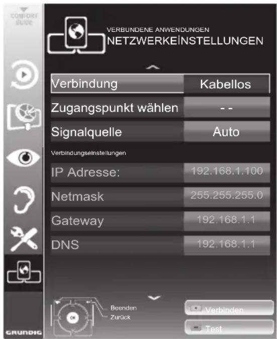 GRUNDIG 32 VLE 8120 BG - Die manuelle Anmeldung - 1