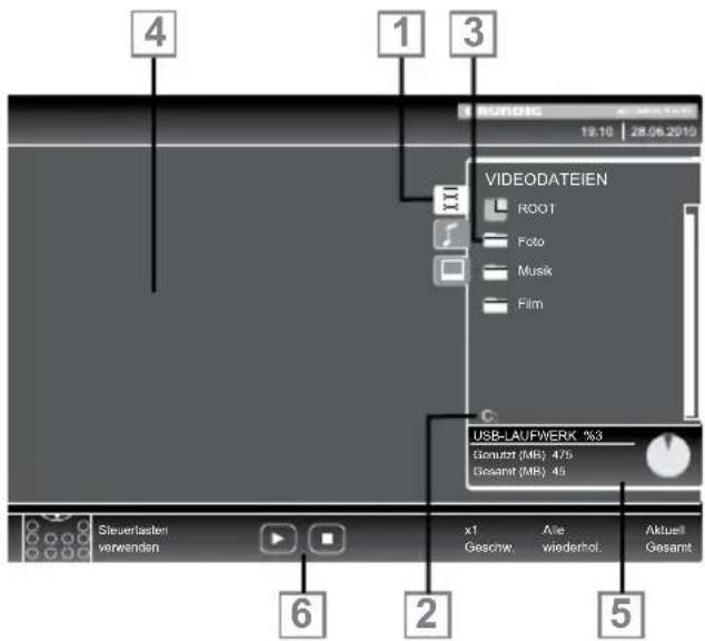 GRUNDIG 32 VLE 812 S - Der Dateimanager - 1