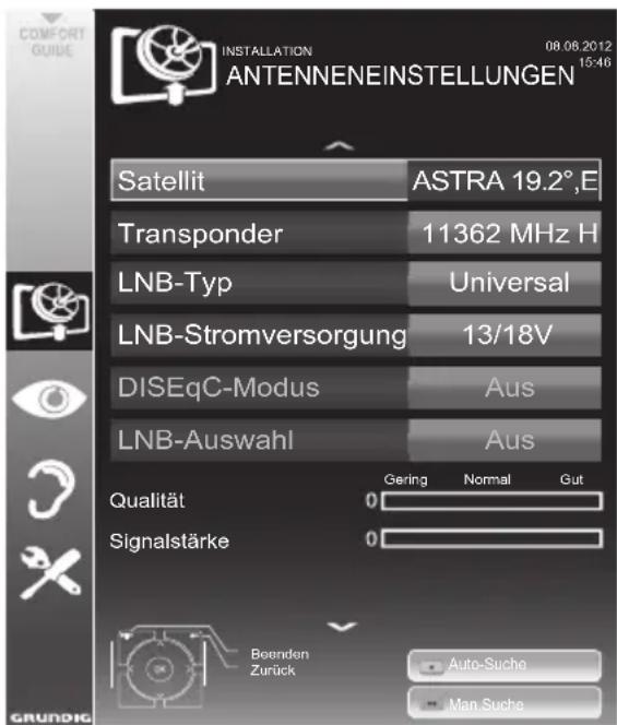 GRUNDIG 32 VLE 6322 BG - Profiinstallation - 1
