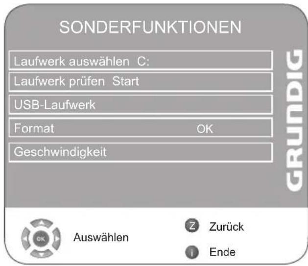 GRUNDIG 32 VLE 6041 C - Menü anwählen - 1