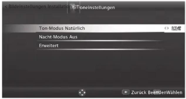 GRUNDIG 32 VLE 786 BL - Toneinstellungen - 1