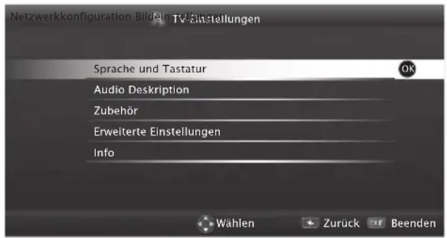 GRUNDIG 32 VLE 786 BL - Menü EINSTELLUNGEN aufrufen - 1