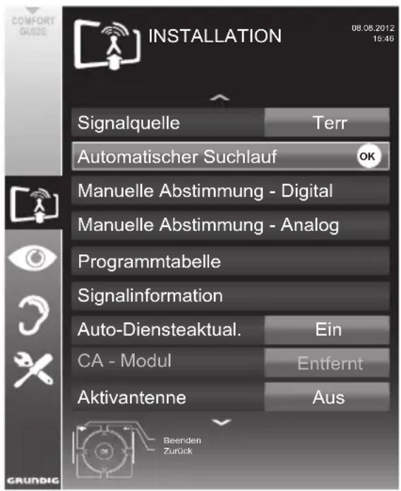 GRUNDIG 32 VLE 521 BG - Hinweis: - 1