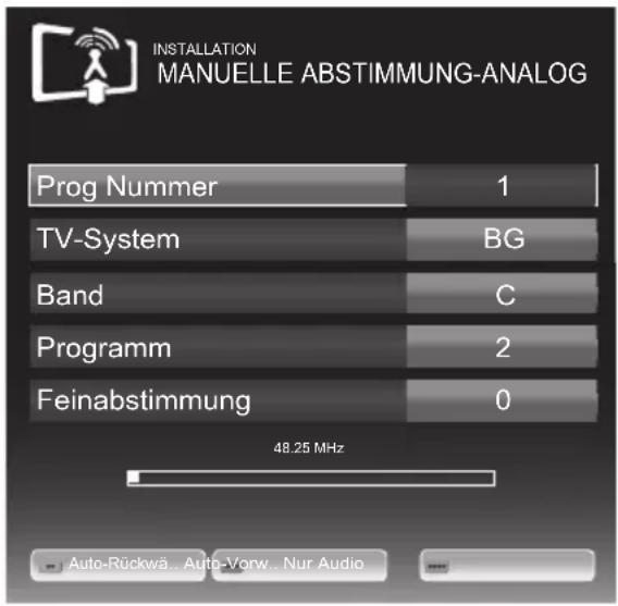 GRUNDIG Hamburg 28 CLE 5407 BG - Analoge Fernseh-Programme durch Eingeben der Kanalzahlen einstellen - 1