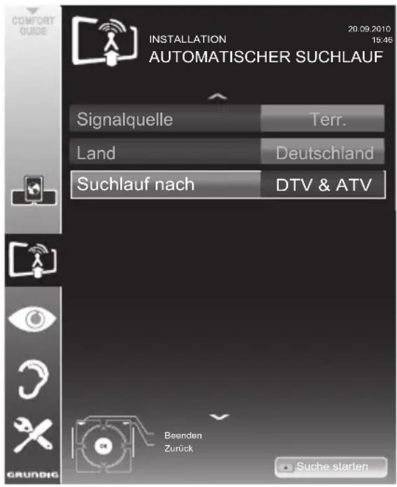 GRUNDIG 26 VLE 8200 WL - Achtung: - 1