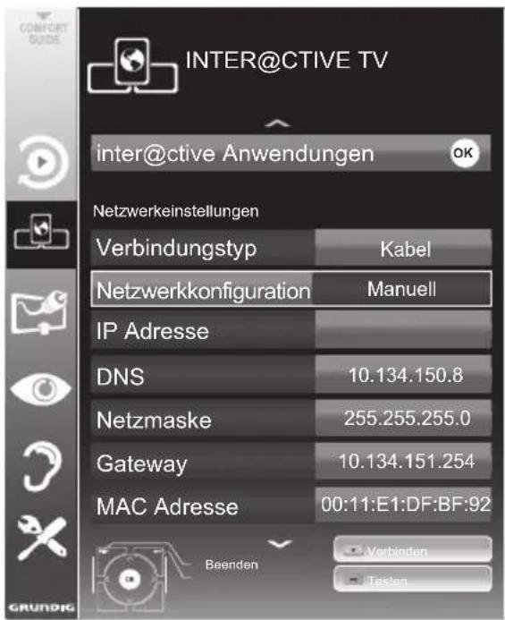GRUNDIG 26 VLE 8200 BH - Die manuelle Anmeldung - 1
