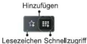 Hinzufügen Lesezeichen Schnellzugriff