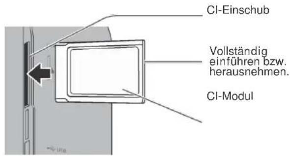 Reflexion LDD-1960 - Die Smartcard in das CA-Modul einführen - 3