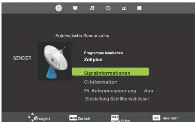 Reflexion LDD-1510 - Signali nformationen auswählen - 1