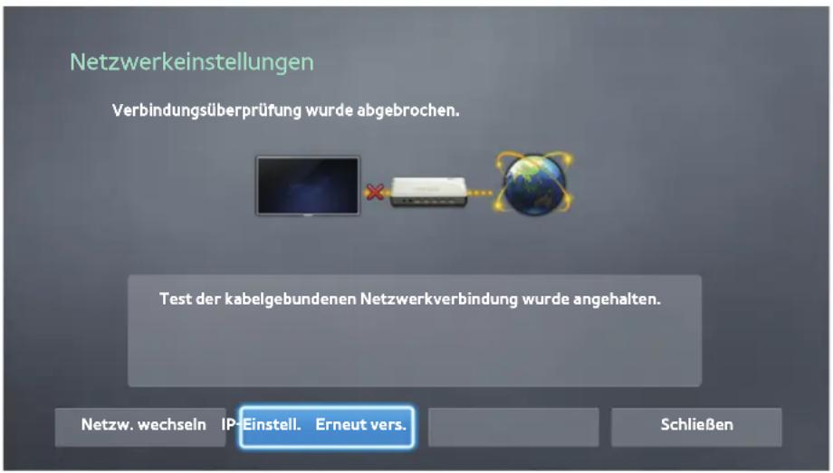 SAMSUNG HU8590 - Netzwerk > Netzwerkeinstellungen - 2