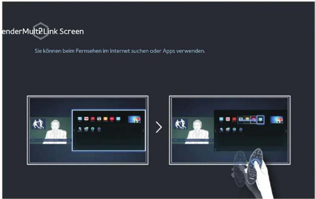 SAMSUNG HU8590 - Verwenden der Multi-Link Screen - 2