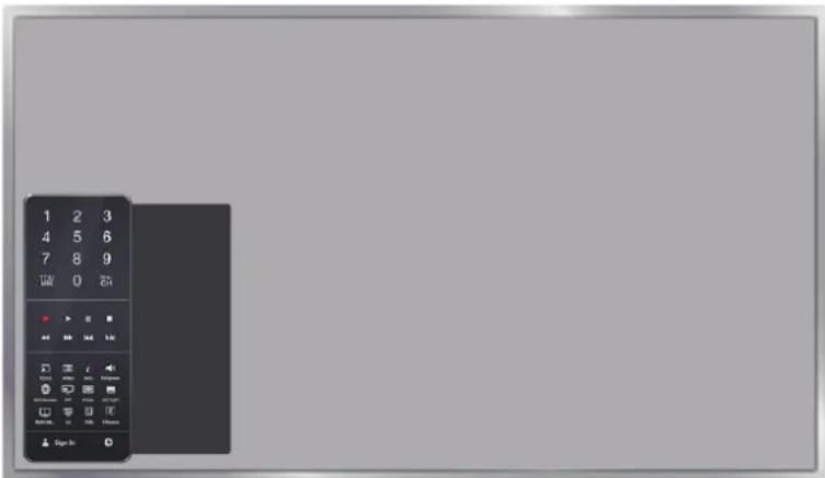SAMSUNG HU8590 - Anzeigen der Fernbedienung auf dem Bildschirm (virtuelle Fernbedienung) - 1