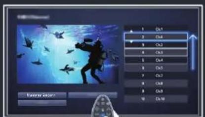 SAMSUNG HU7590 - Ändern von Sendernummer oder -name - 3