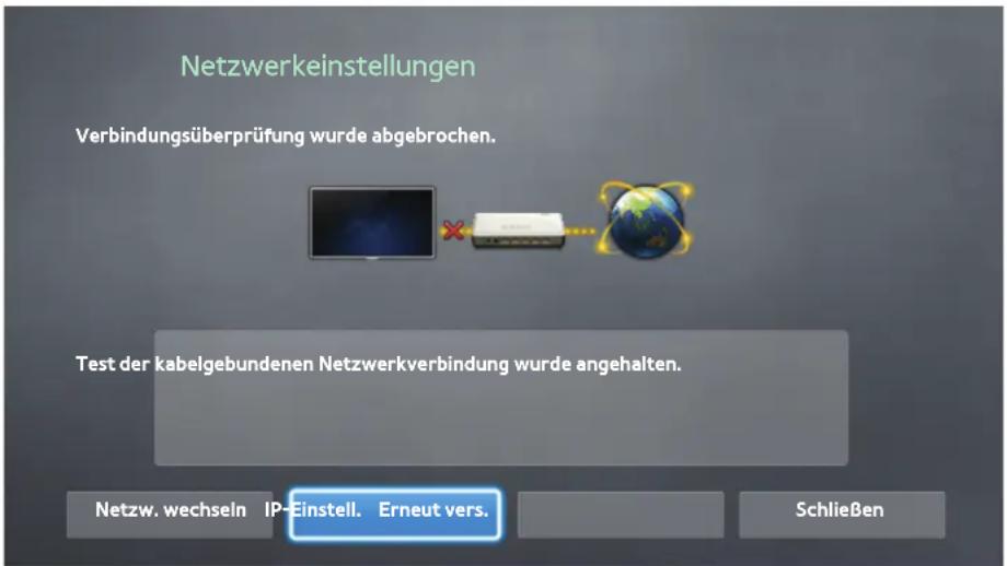 SAMSUNG HU7590 - Netzwerk > Netzwerkeinstellungen - 2