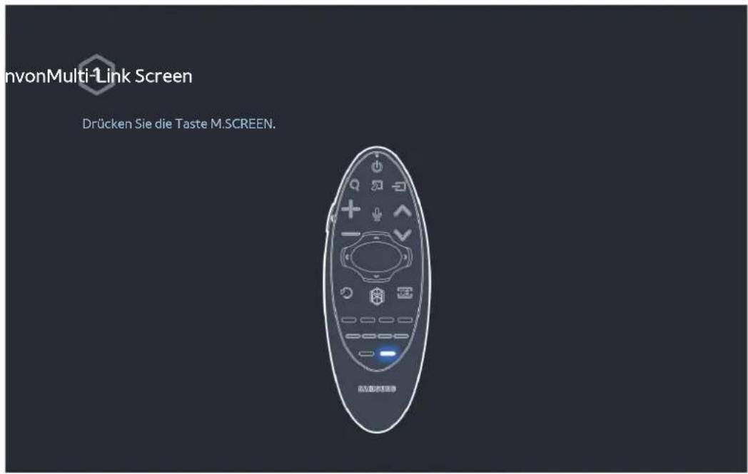 SAMSUNG HU7590 - Einstellen der Multi-Link Screen - 1